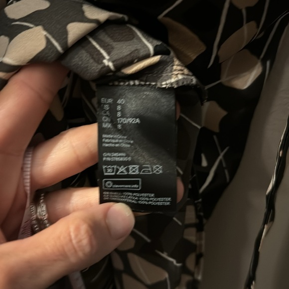 H&M x Richard Allen shirt midi dress nwot - Picture 9 of 10